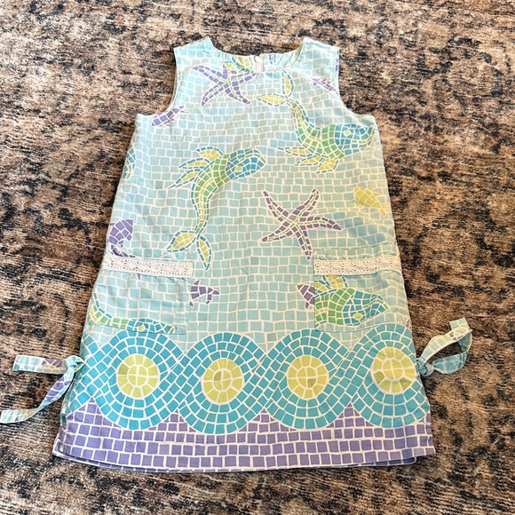 Colorful Mosaic Pattern Dress - Picture 1 of 4